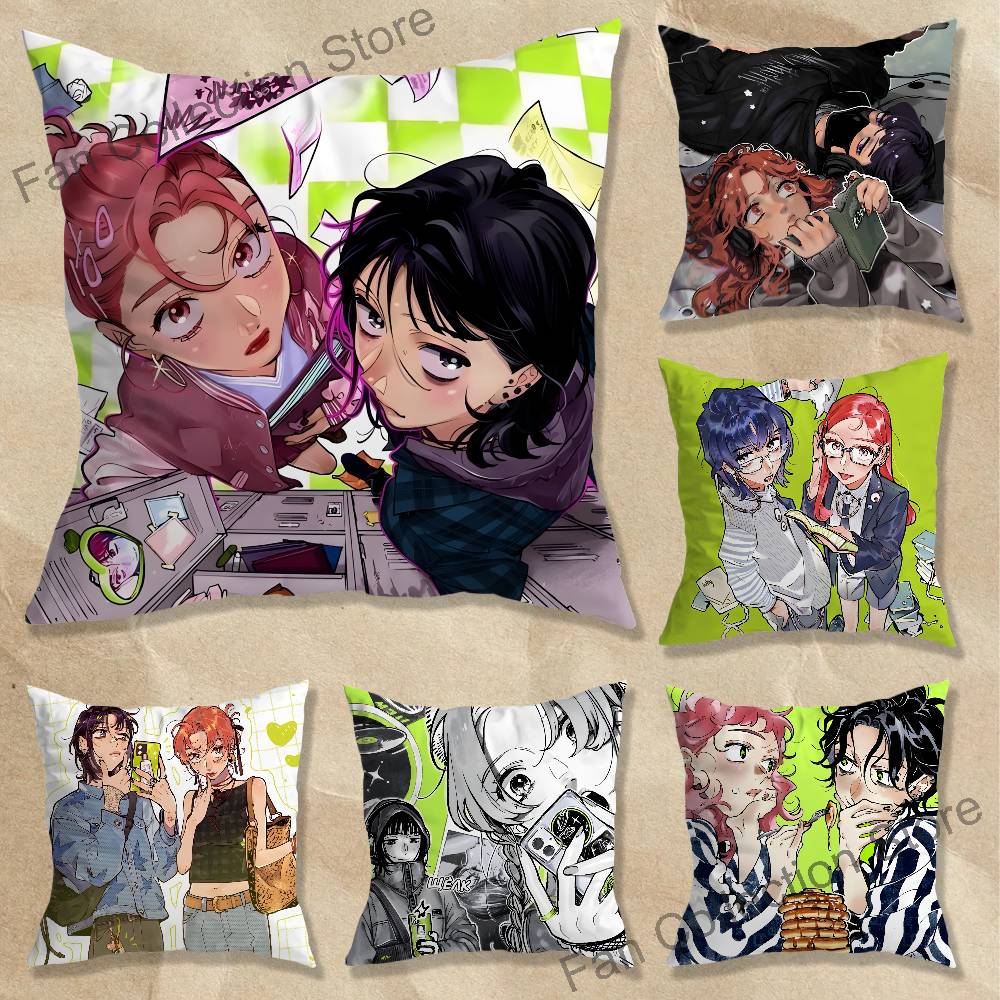 Aya Home Textiles - Mitsuki Koga Aya Green Yuri Kussensloop