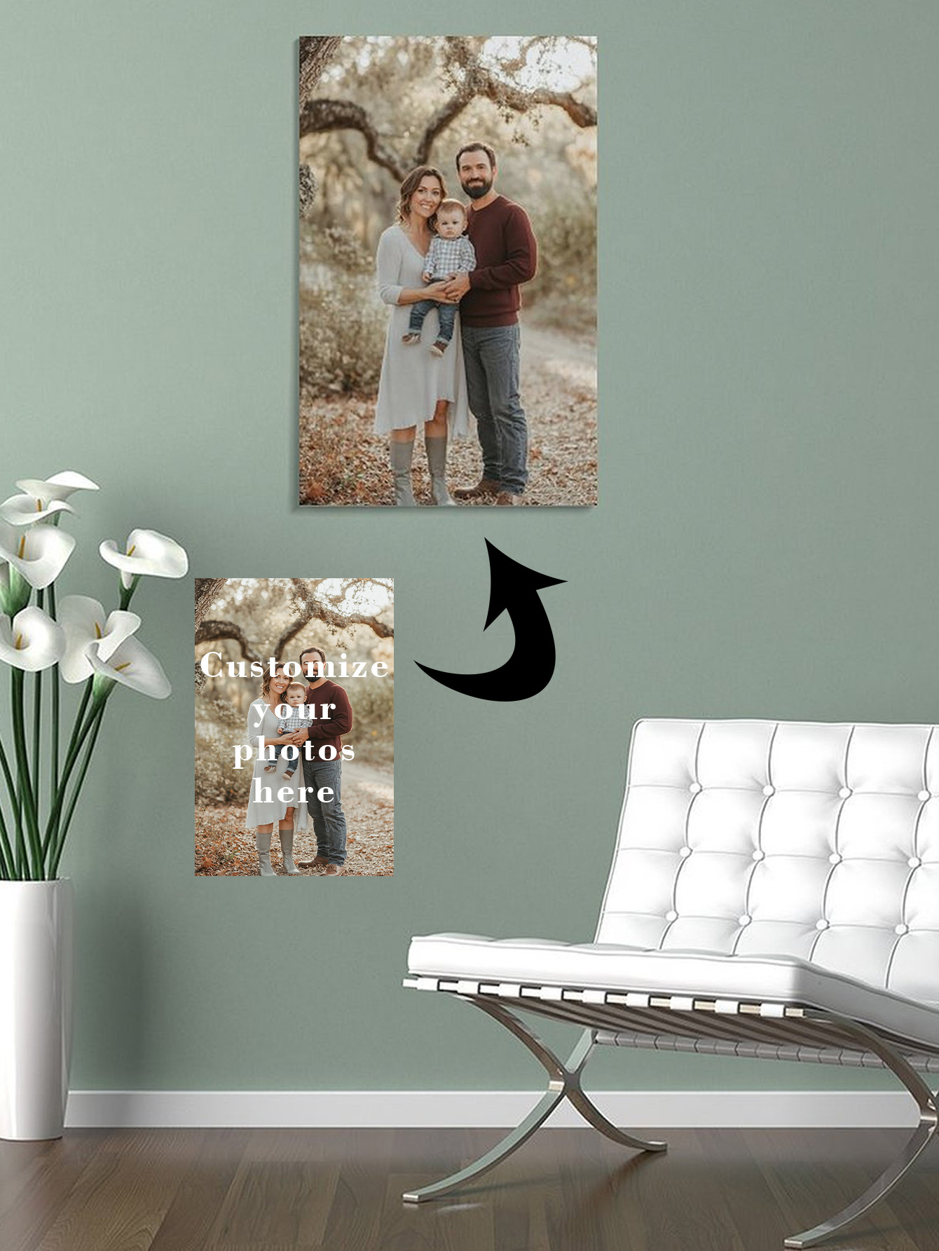 Your Home Textiles - Op maat gemaakt canvas (alleen schilderij