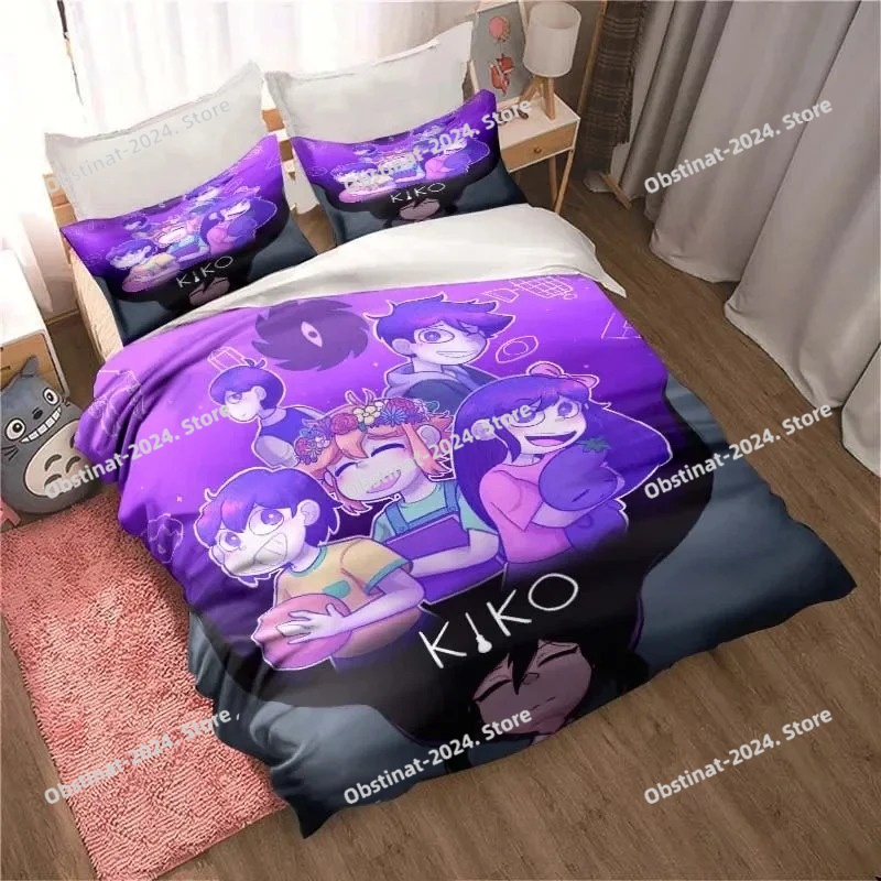 Home Textiles Classic Fashion - Mode 3D Gedrukt Anime Omori Beddengoed