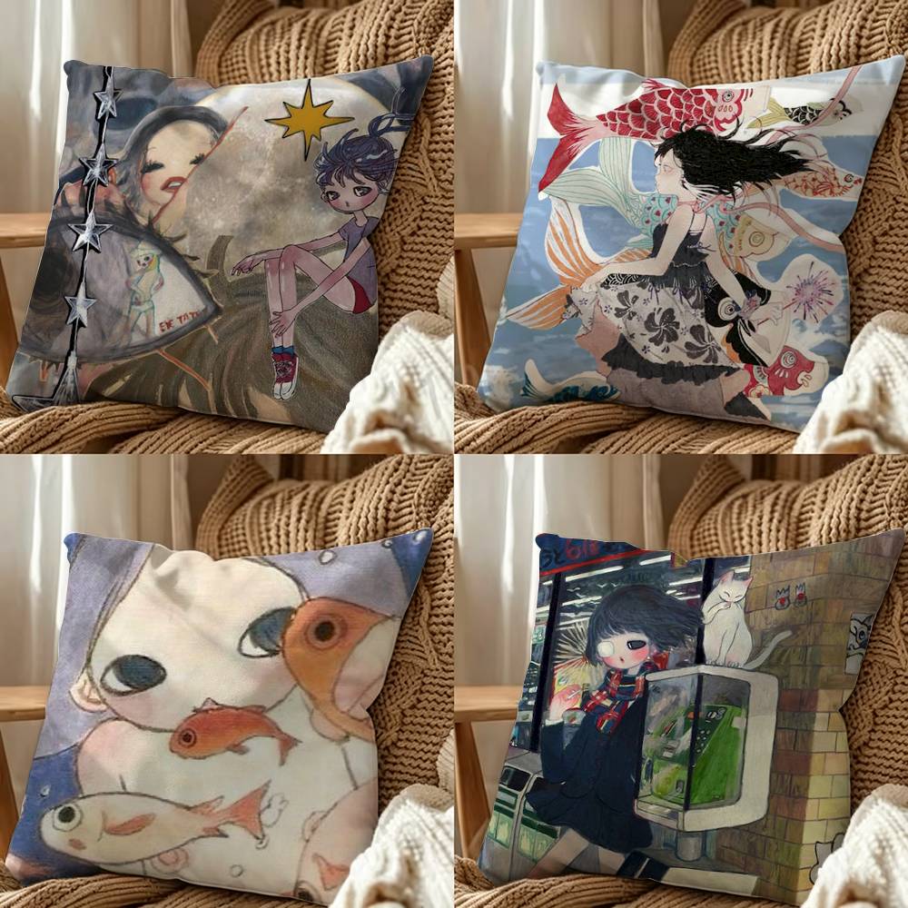 Aya Home Textiles - Aya Takano Art Dubbelzijdig Bedrukte Kussenhoes