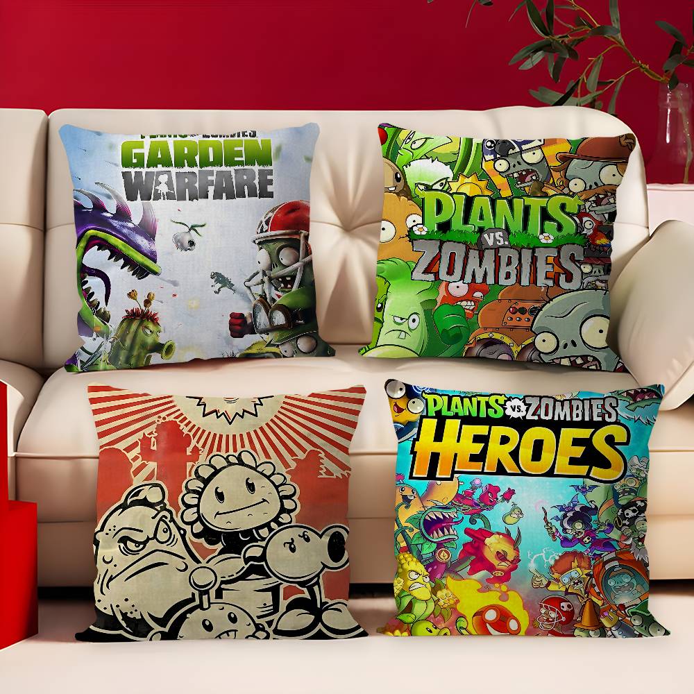 Home Textiles Classic Fashion - Klassieke Game P-Plants Vs Z-Zombies Kussen