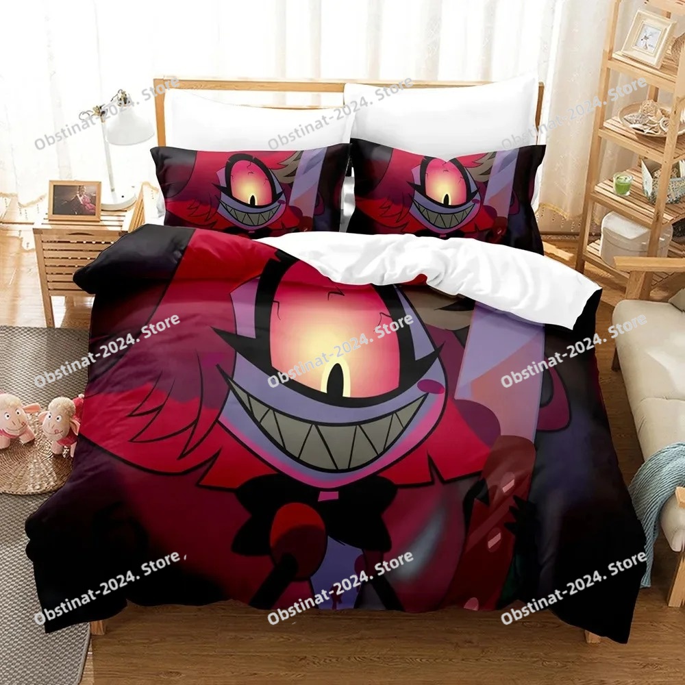 Home Textiles Classic Fashion - Mode Cartoon Hazbin Hotel Beddengoed Set