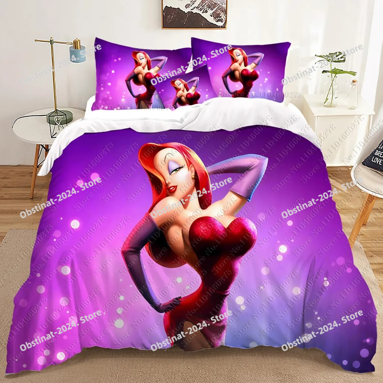 mode Jessica Rabbit 3D Beddeng - Home Textiles Classic Fashion recensie en prijs