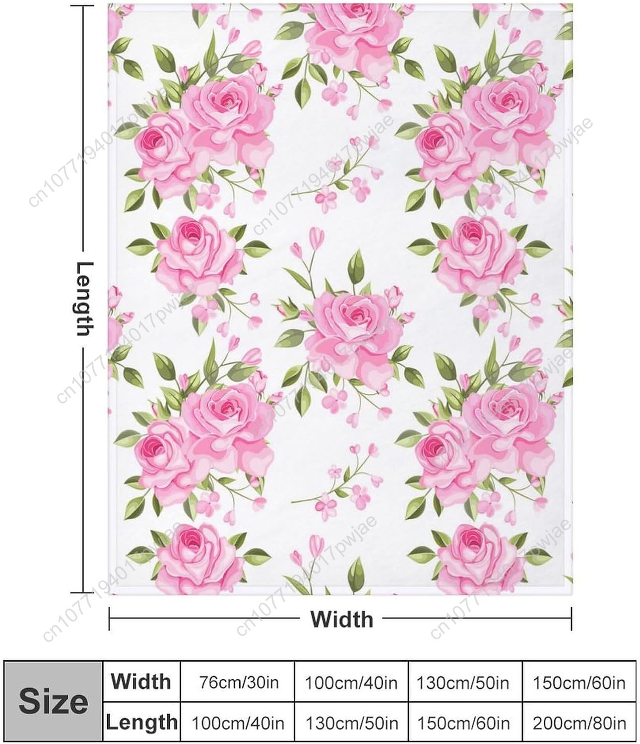 Roze bloem gooien deken bloeme - Home Of Textiles recensie en prijs