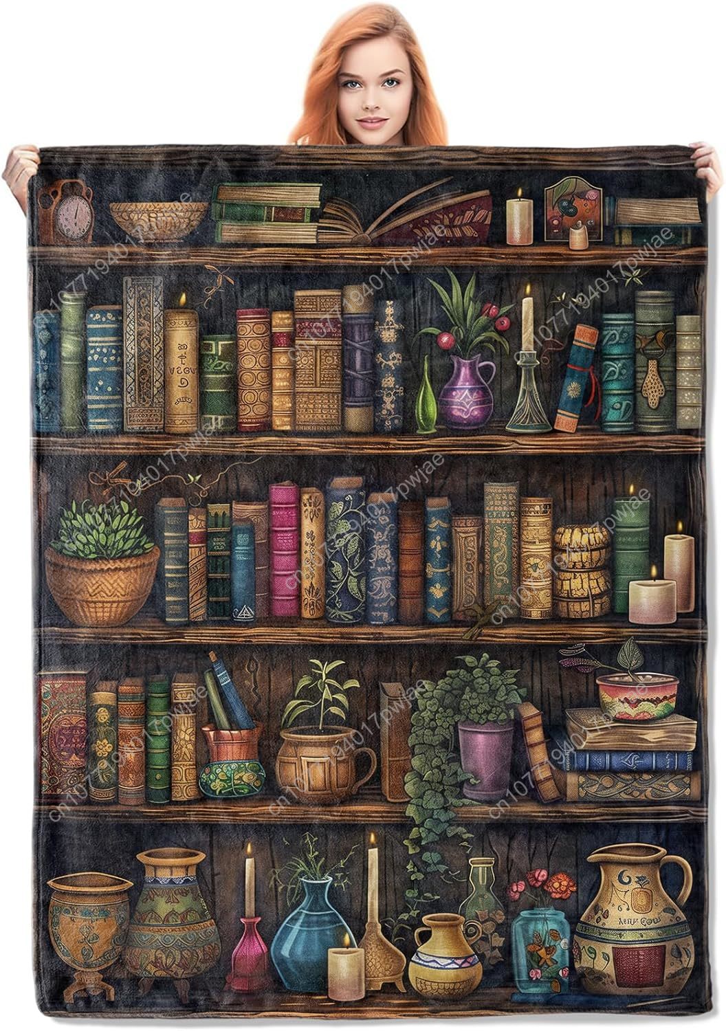 Vintage boekenplankdeken Lezen - Home Of Textiles recensie en prijs