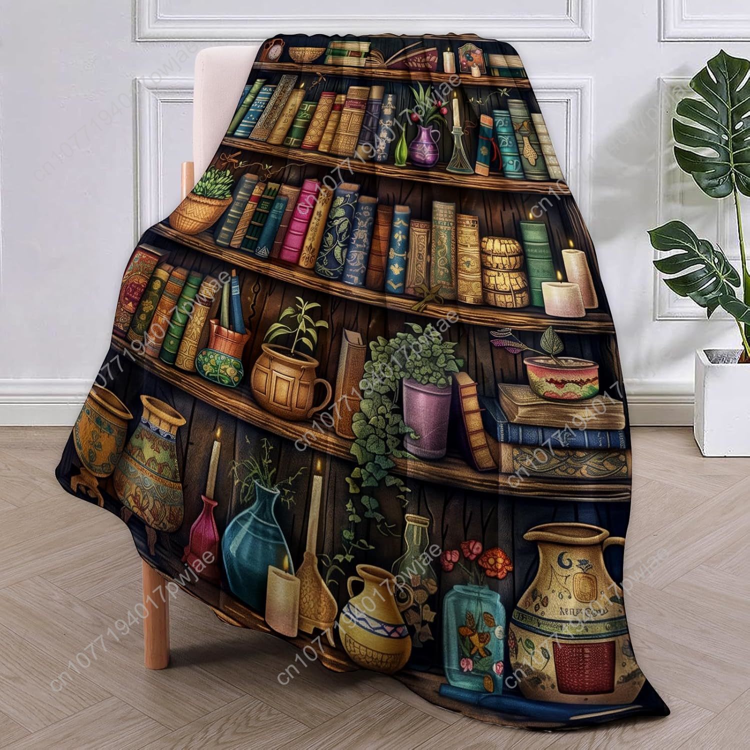 Vintage boekenplankdeken Lezen - Home Of Textiles recensie en prijs