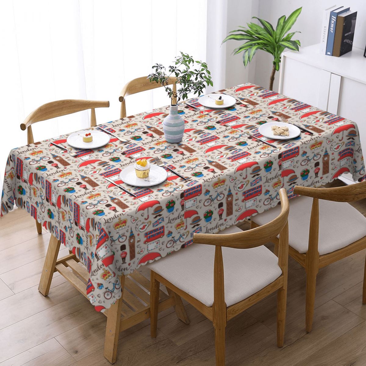 Londonpatroon Rechthoekig Tafe - Home Textiles Uk recensie en prijs