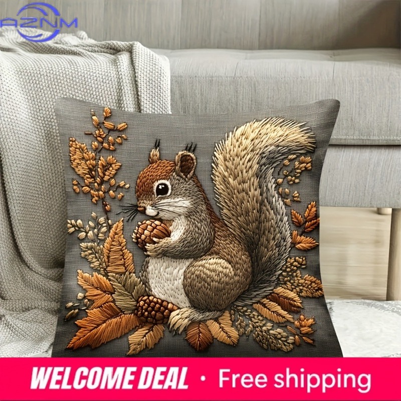 Eekhoorn kussenhoes: Natuurlij - Your Home Textiles recensie en prijs