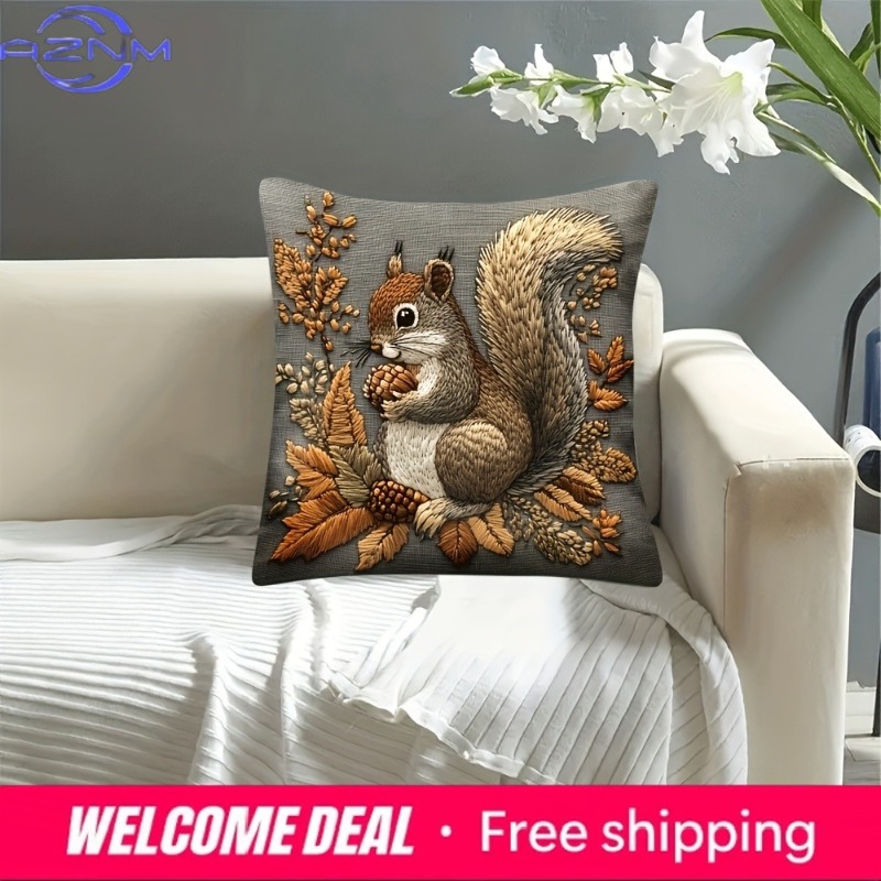 Eekhoorn kussenhoes: Natuurlij - Your Home Textiles recensie en prijs