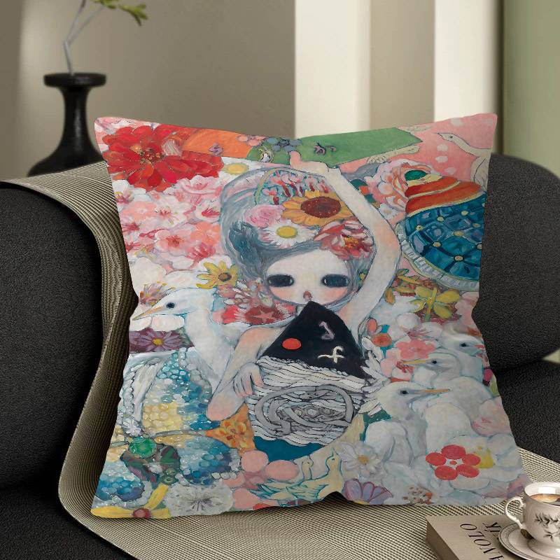 Aya Takano Cartoon kussensloop - Aya Home Textiles recensie en prijs