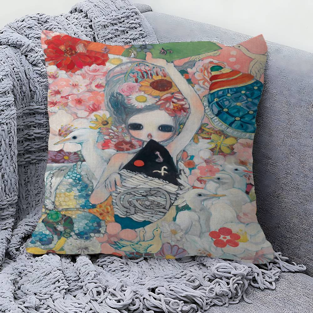 Aya Takano Cartoon kussensloop - Aya Home Textiles recensie en prijs