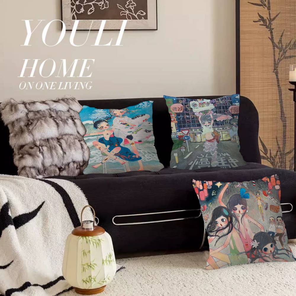 Aya Takano Cartoon Artwork Ani - Aya Home Textiles recensie en prijs