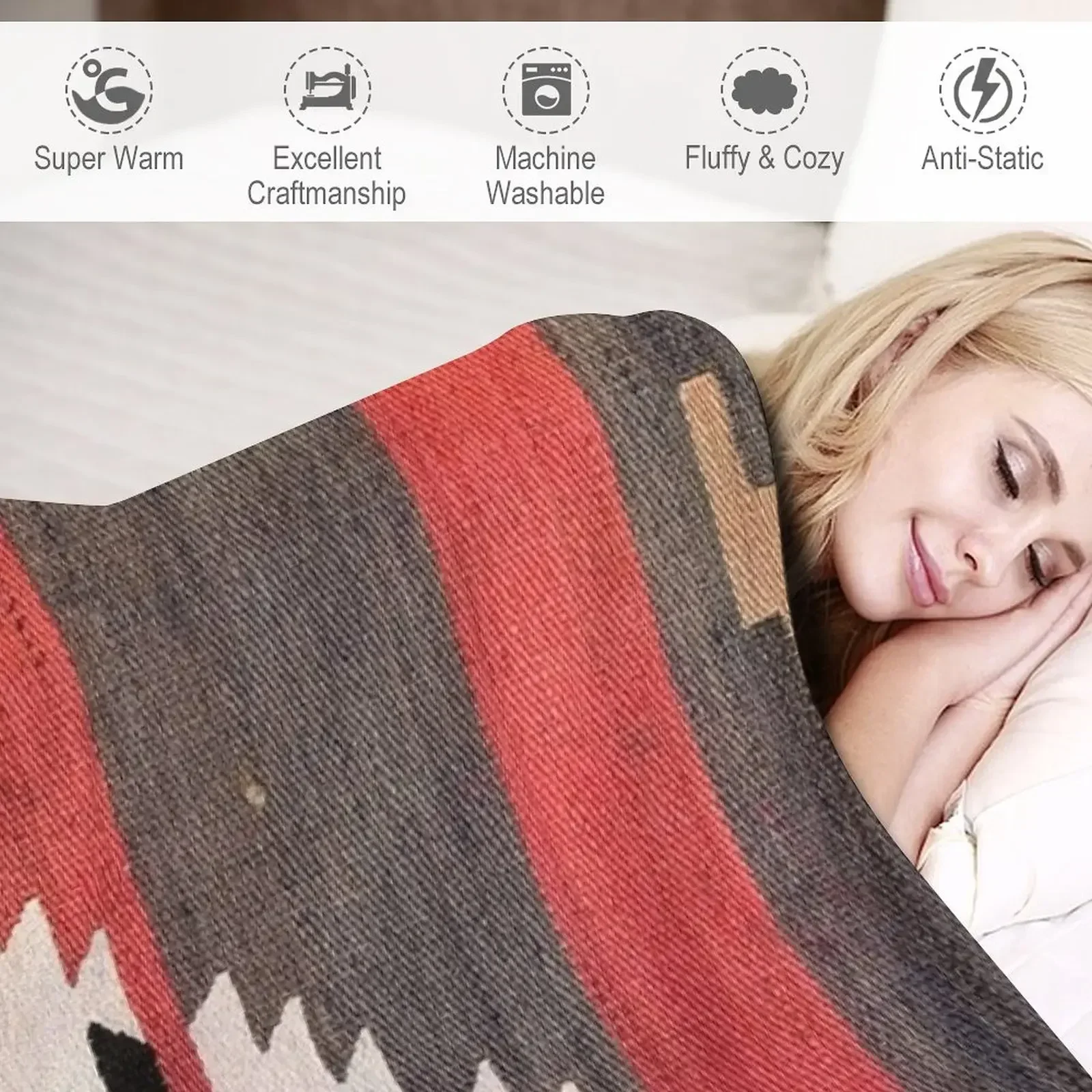 Geometrische vintage Turkse ki - Home Textiles Classic Fashion recensie en prijs