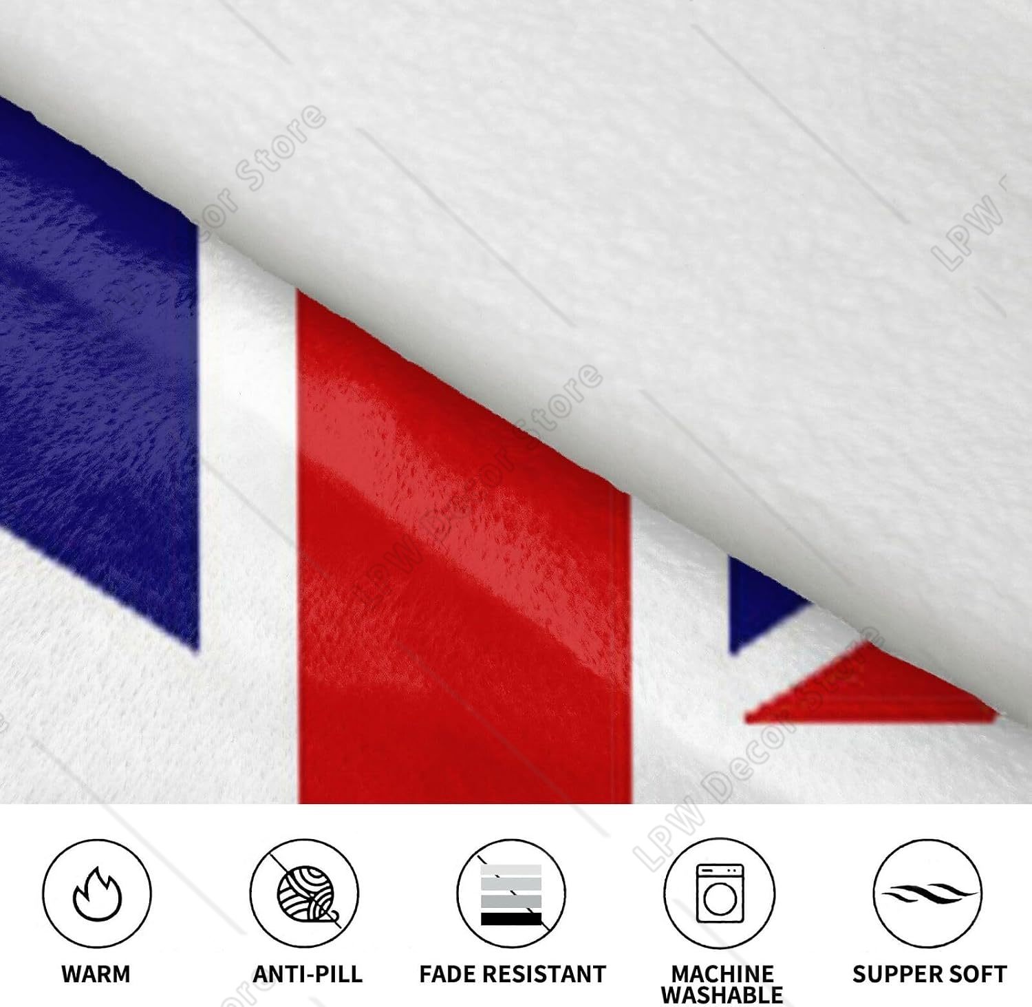 Britse vlagprint dekenhoodies  - Home Textiles Uk recensie en prijs