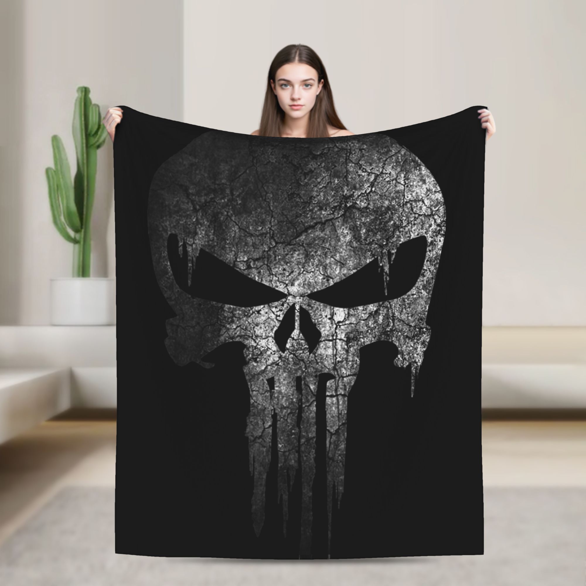 Punishers-deken Fleece lichtge - Home Textiles Blanket recensie en prijs