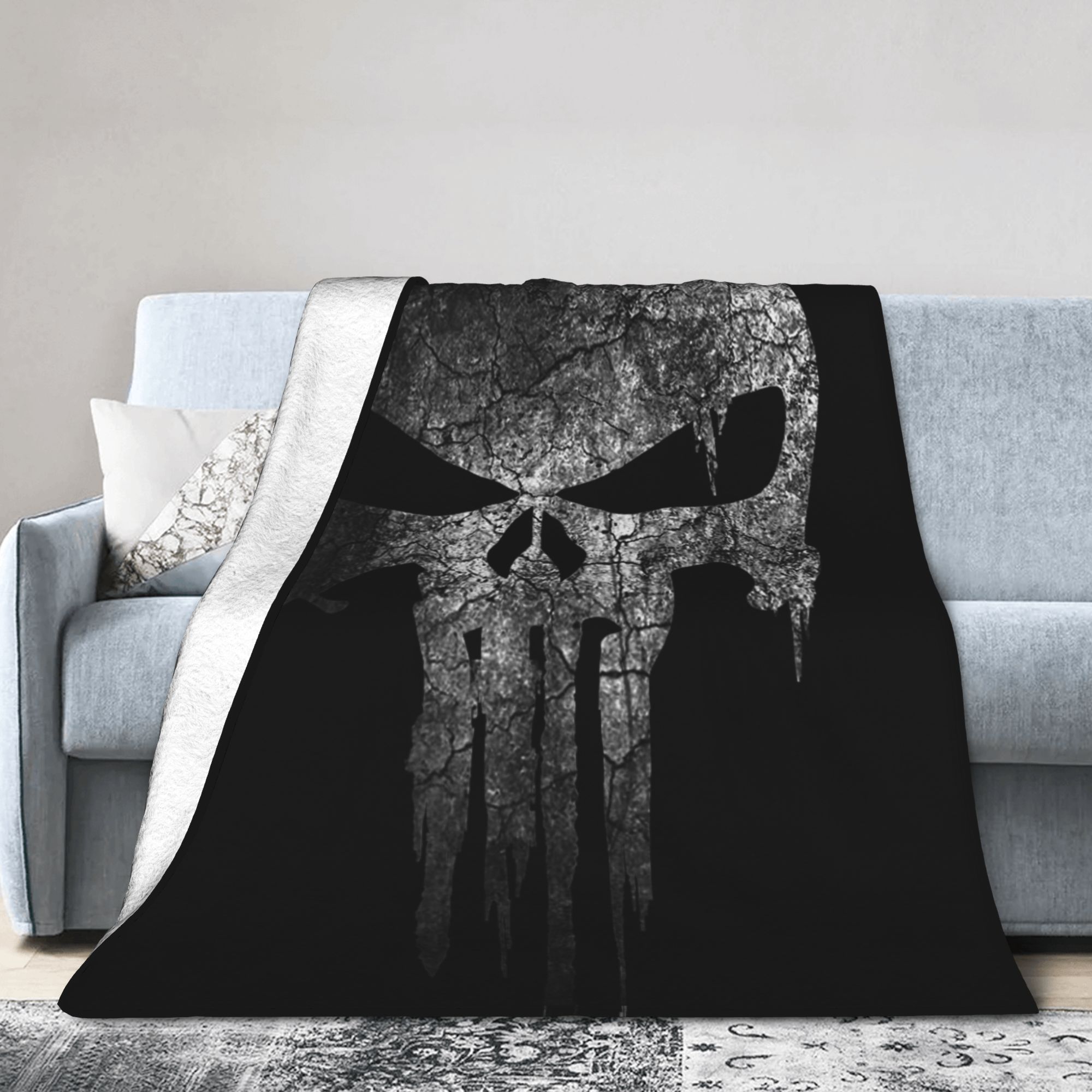 Punishers-deken Fleece lichtge - Home Textiles Blanket recensie en prijs